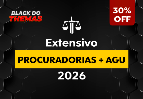 Extensivo Procuradorias + AGU 2026 (30% OFF)