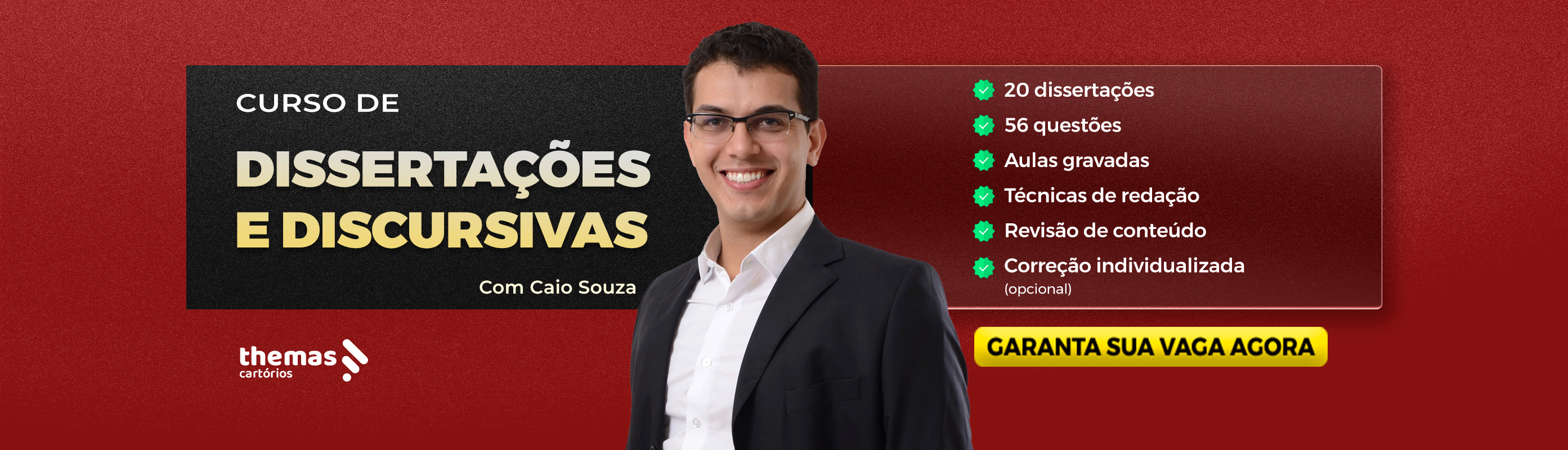Curso de dissertação e questões