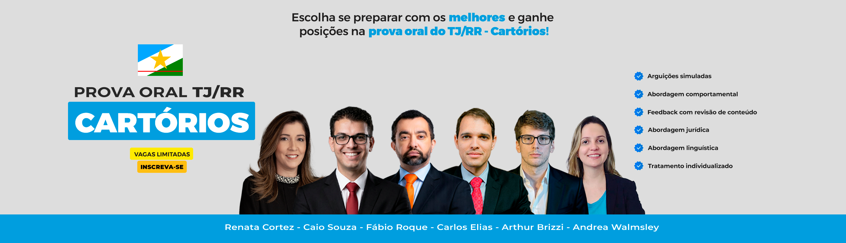Prova Oral TJ/RR - Cartórios  