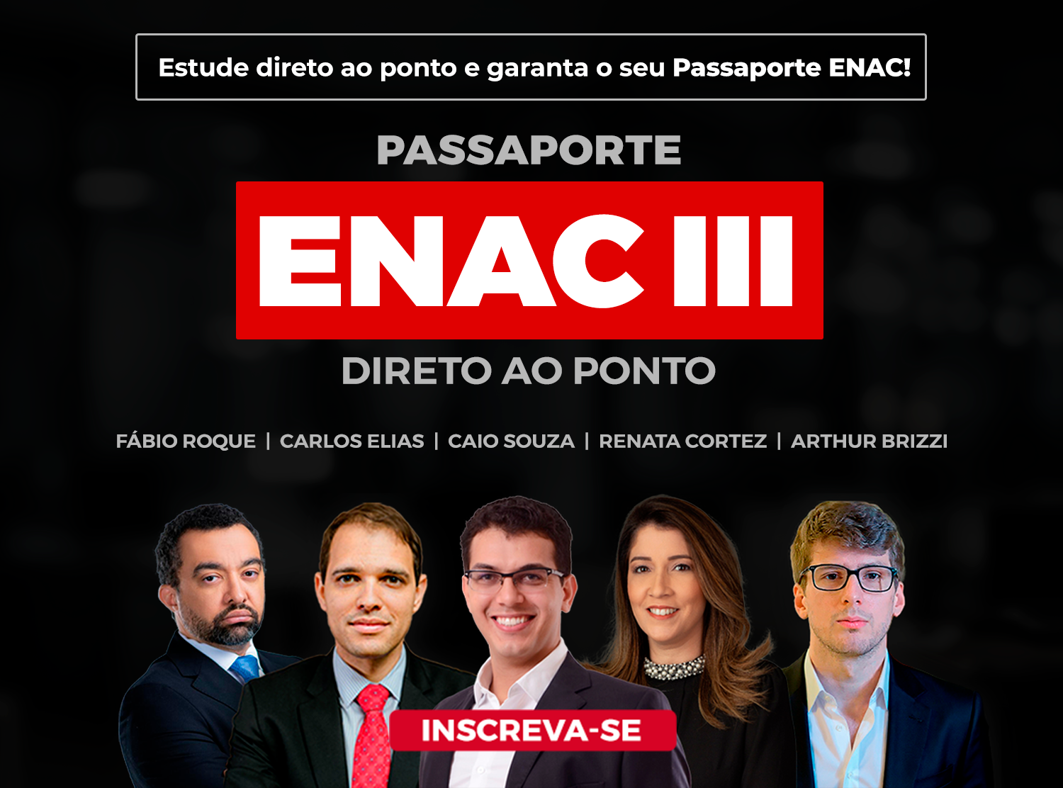 PASSAPORTE ENAC 3 III EXAME NACIONAL DE CARTORIOS DIREITO NOTORIAL REGISTRADOR TABELIAO 