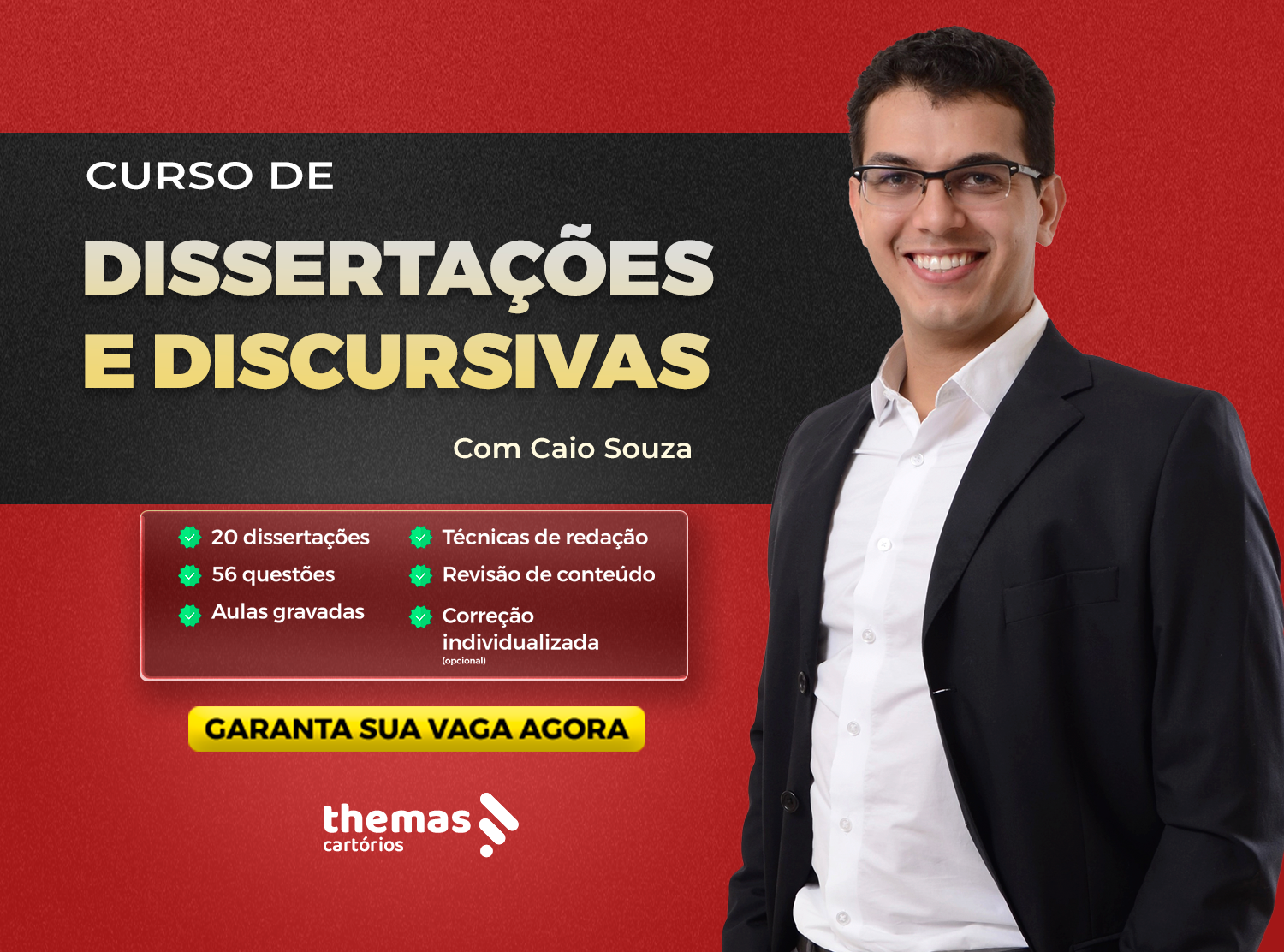 Curso de dissertação e questões