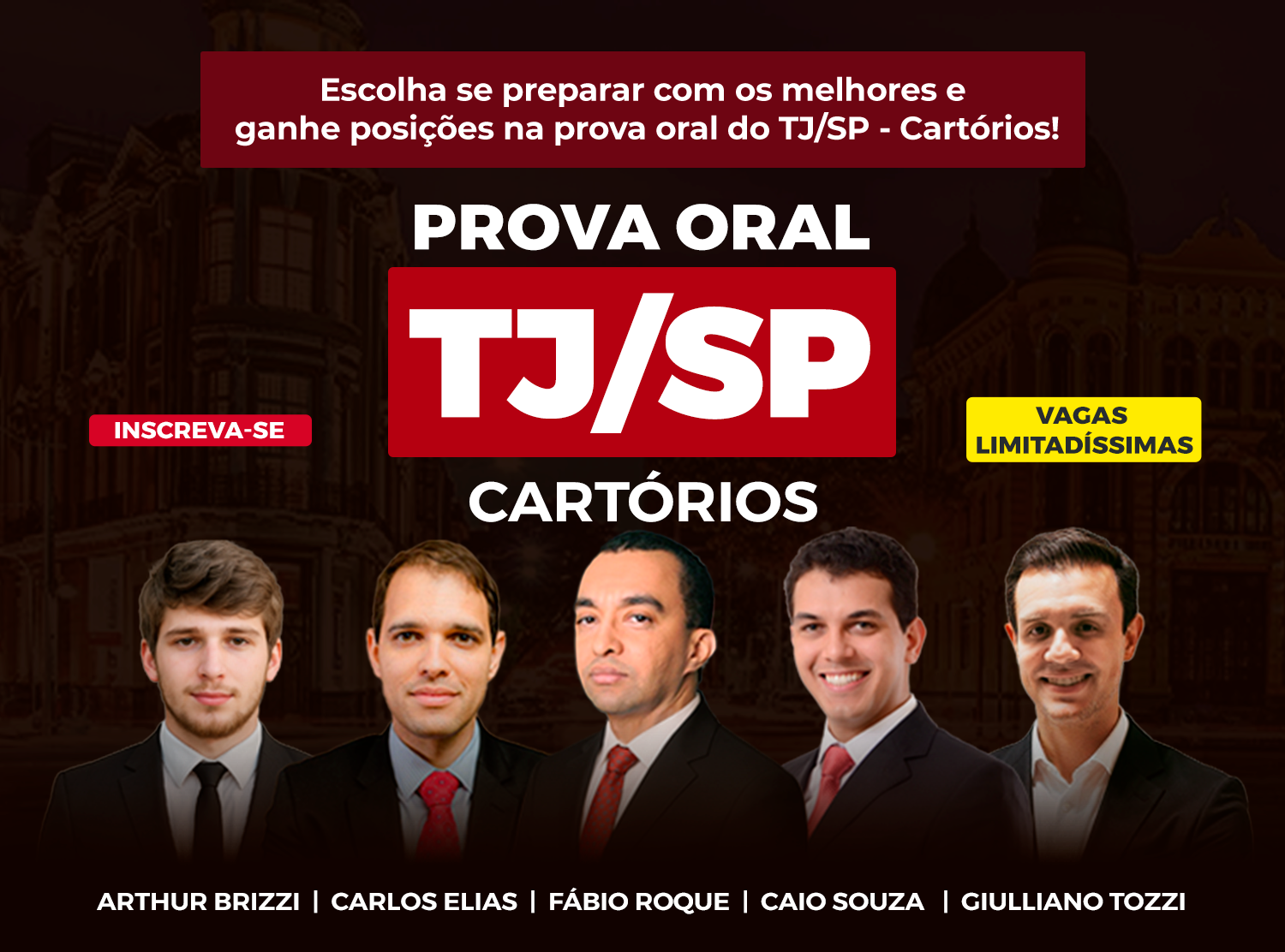 TJ SP CARTORIOS PROVA ORAL THEMAS FABIO ROQUE ARTHUR BRIZZI CAIO SOUZA NOTORIAL REGISTRAL