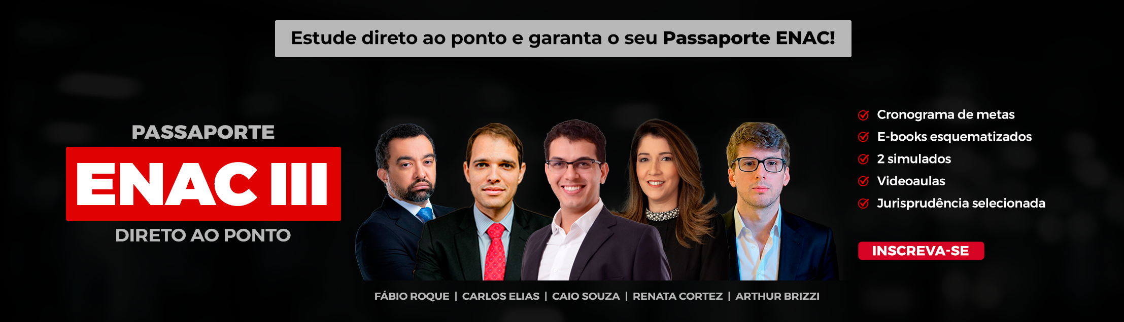 PASSAPORTE ENAC 3 III EXAME NACIONAL DE CARTORIOS DIREITO NOTORIAL REGISTRADOR TABELIAO 