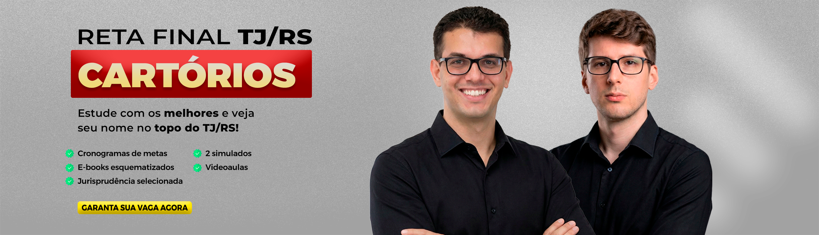 RETA FINAL TJRS CARTORIOS THEMAS DIREITO NOTARIAL E REGISTRAL CONCURSO TABELIAO